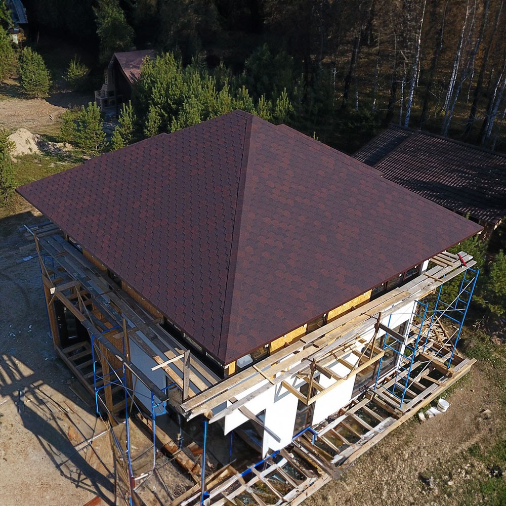 Шатровая крыша в Кедровом и Томской области